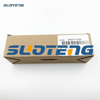 حفارة PC300-7 PC350-7 6D114 حاقن وقود الديزل 6743-11-3320 6743113320